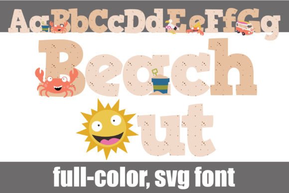Beach Out: A Whimsical Font for Vibrant Design