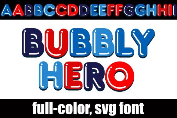 Bubbly Hero: A Vibrant Font for Bold Branding