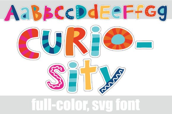 Curiousity: A Vibrant SVG Font for Modern Design