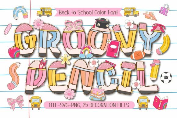 Groovy Pencil: Vibrant Typography for Creative Projects
