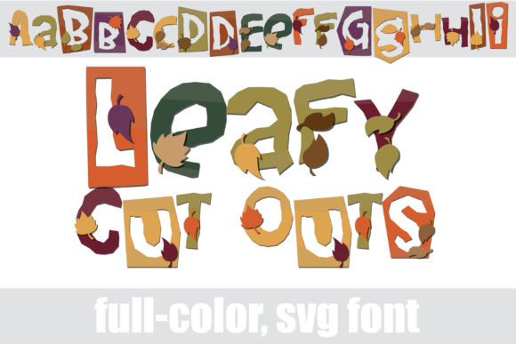 Leafy Cut Outs: Autumnal Typography for Impactful Design