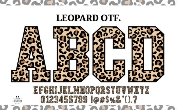 Leopard Varsity Font: Unleashing Wild Creativity