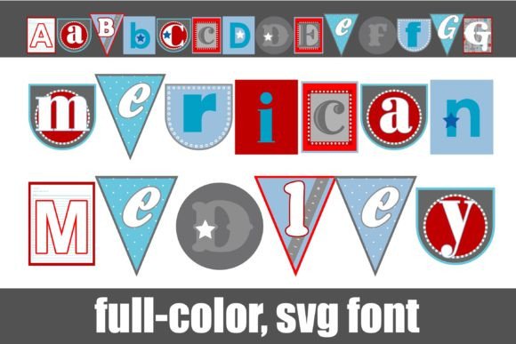 Merican Medley: Elevate Your Designs with Patriotic Typography