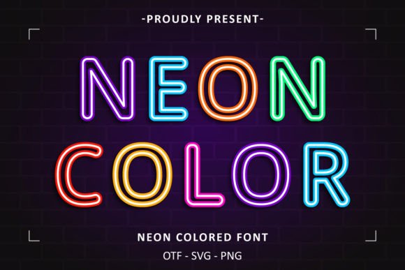 Neon Colored Font: Elevate Your Visual Design