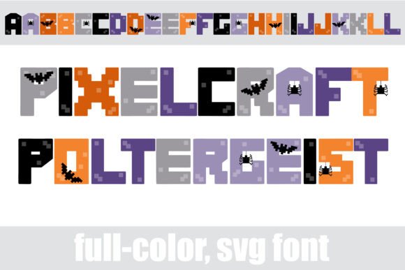 Pixelcraft Poltergeist: A Spooky Design Asset for Bold Branding