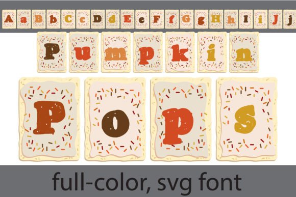Pumpkin Pops: A Vibrant Font for Bold Visual Design