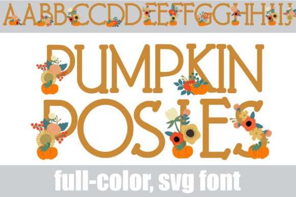 Pumpkin Posies: A Festive Serif for Autumn Branding
