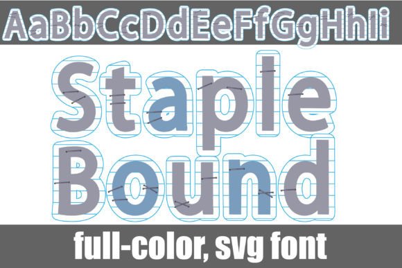 Staple Bound: A Creative Font for Authentic Design