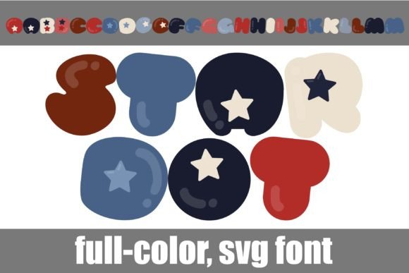 Star Dot: A Modern Color Font for Bold Visual Design