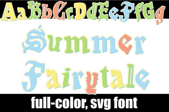 Summer Fairytale: A Whimsical Font for Enchanting Designs