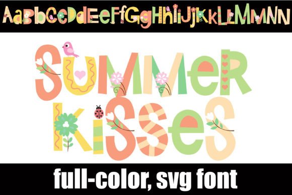 Summer Kisses: A Whimsical Font for Vibrant Design