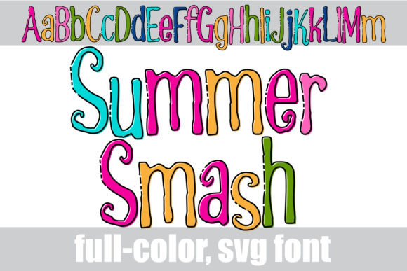 Summer Smash: Elevate Your Designs with Vibrant Color Typography