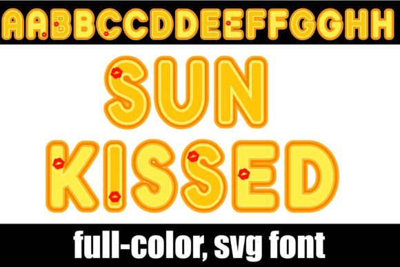 Sun Kissed: A Retro Color Font for Vibrant Designs