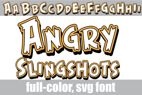 Unleash Visual Impact with Angry Slingshots Typography